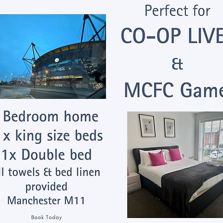 Ao Arena Etihad Gem 6 Guests Villa Manchester Exteriör bild