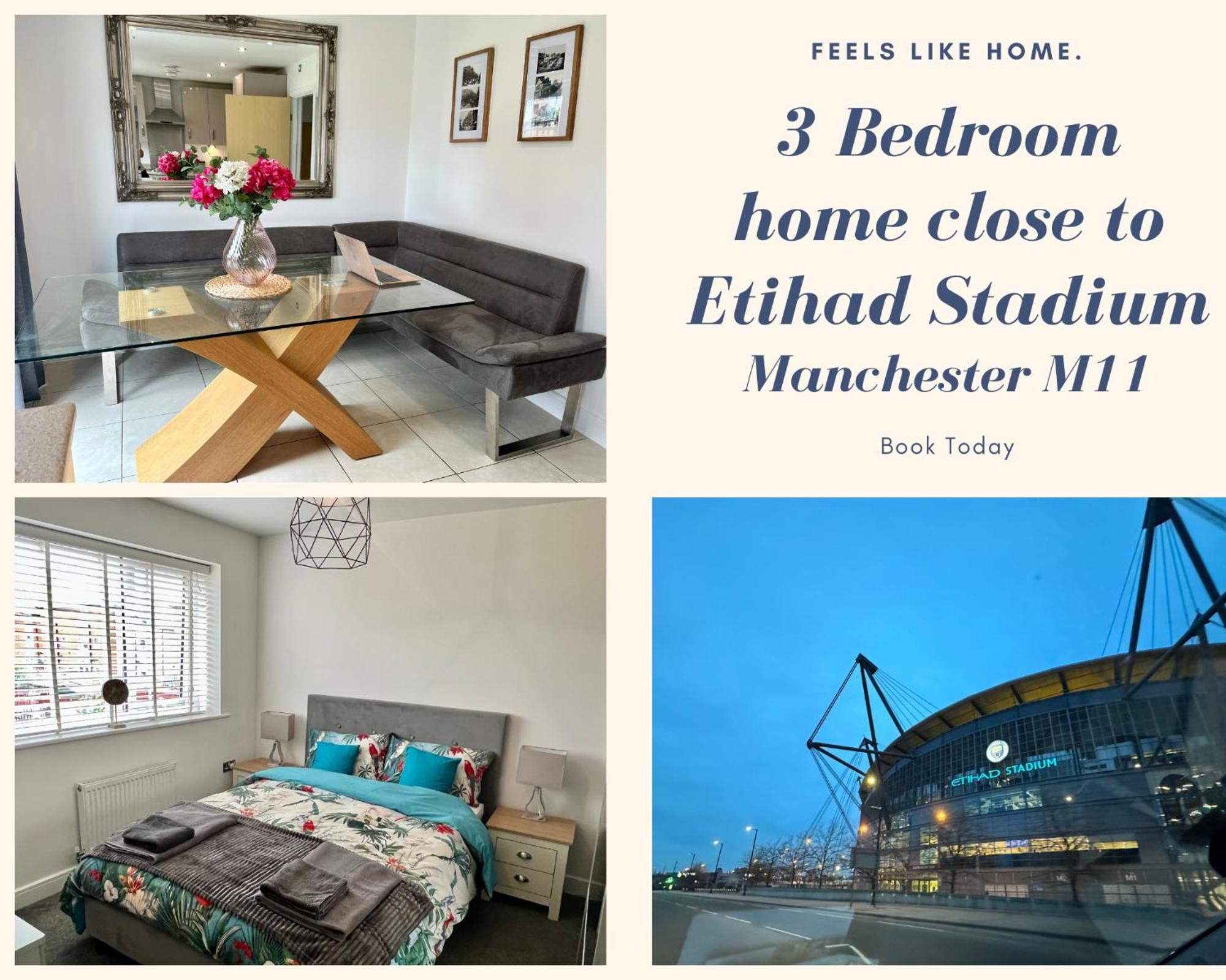 Ao Arena Etihad Gem 6 Guests Villa Manchester Exteriör bild